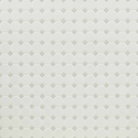 Msi White And Gray Matte 11.61 X 11.61 In. Octagon Porcelain Mosaic Tile, 15PK ZOR-MD-0412